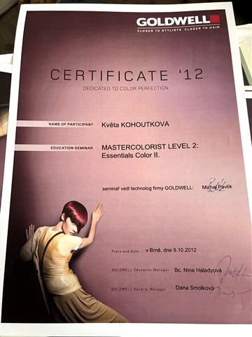 Certifikát 12